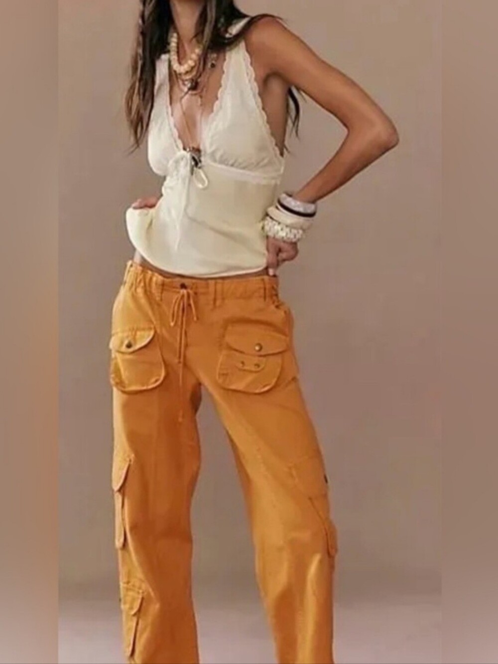 FREE PEOPLE TAHITI CARGO PANTS